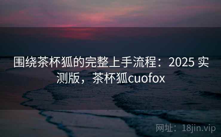 围绕茶杯狐的完整上手流程：2025 实测版，茶杯狐cuofox
