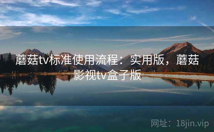 蘑菇tv标准使用流程：实用版，蘑菇影视tv盒子版